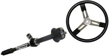 Telescoping 32-42 Steering Column17 Black Dish Racing Wheelcollapsible Shaft Telescoping 32-42 Steering Column17 Black Dish Racing Wheelcollapsible Shaft