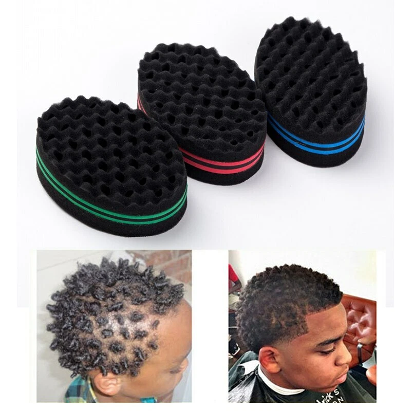 One Pack Hair Sponge Brush, Twists Dread Afro Coils Hair Curl Brush