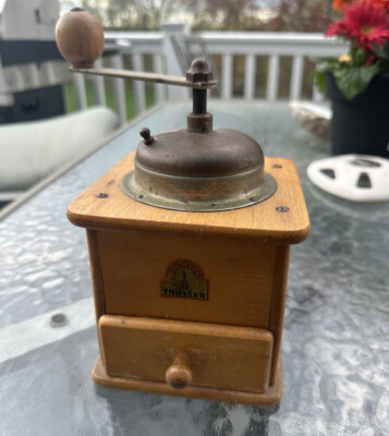 Vintage Armin Trosser Mokka Coffee Grinder Wood | eBay