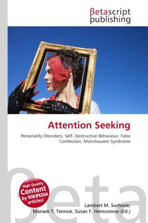 Thumbnail - Attention Seeking Lambert M. Surhone (u. A.) Taschenbuch Englisch