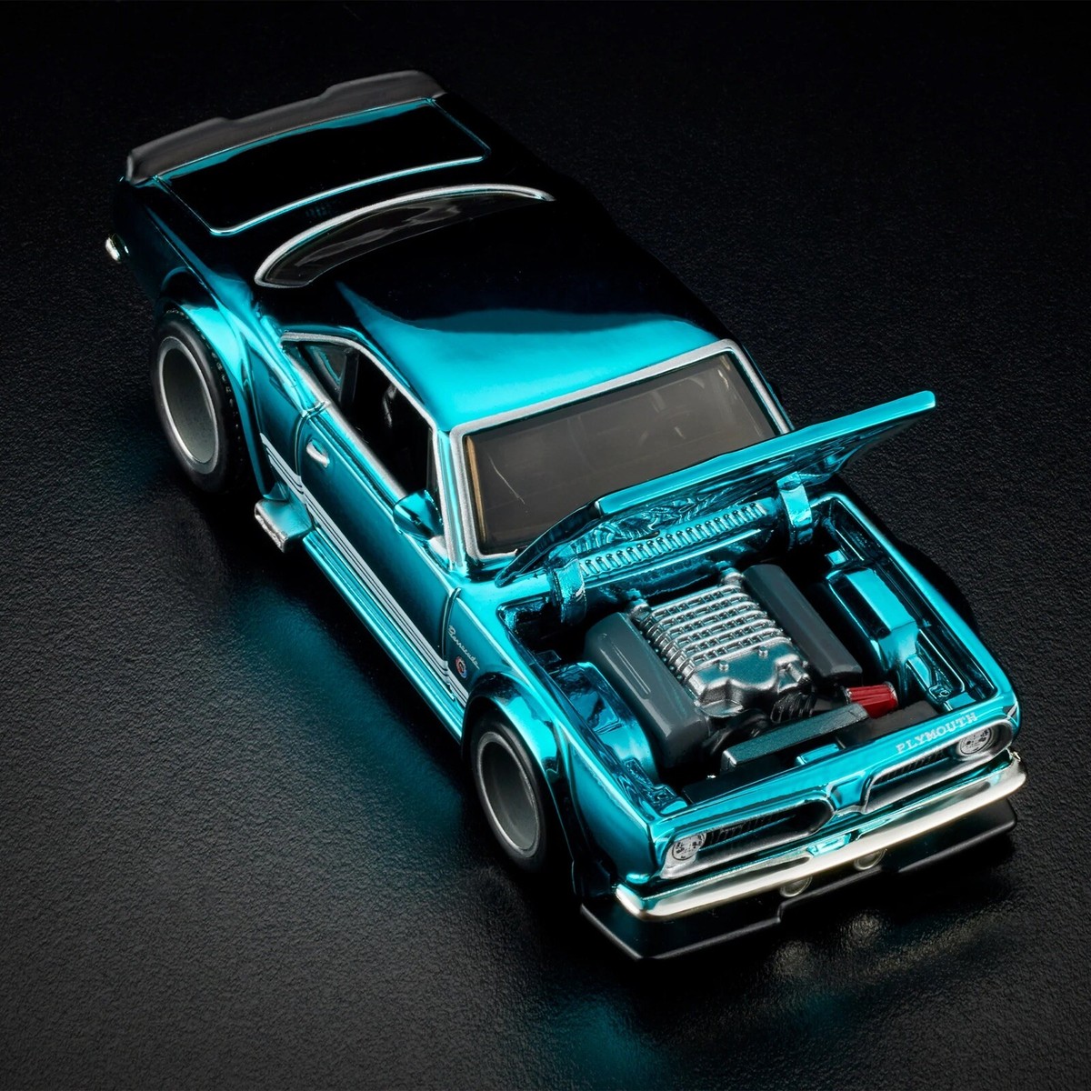 Hot Wheels RLC Exclusive TEAL 1968 Custom Plymouth Barracuda New
