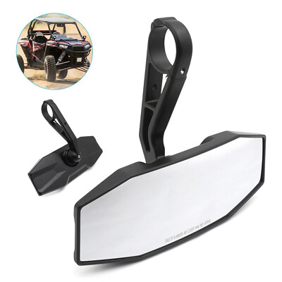 Weatherproof Convex RearView Center Mirror For 15-20 RZR General 900 1000 570 S 