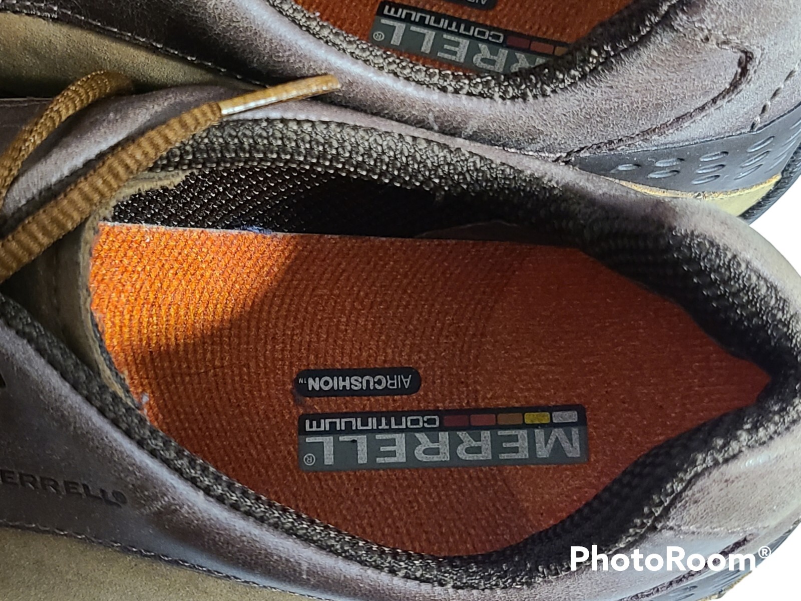 Merrell Women's Air Cushion Continuum Tan And Dark Br… Gem