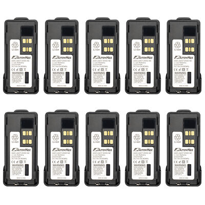 10 pack Replacement Radio Battery 2000mAH for Motorola XPR7350e XPR7380e