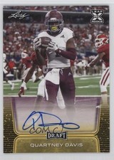 2020 Leaf Draft Auto Gold Quartney Davis #BA-QD1 Auto 8d2