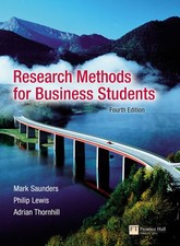 Research methods for business students (Paperback) - FREE Shipping
