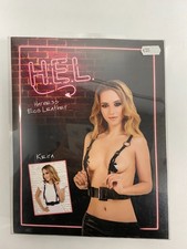 Harnais Sexy Femme H.E.L Keira Harness Eco Leather Noir Ceinture Large PVC Style
