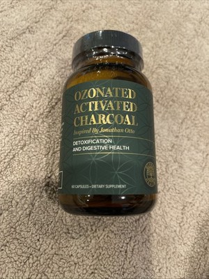 Global Healing Ozonated Activated Charcoal Detox Digestion Caps exp 11/2026