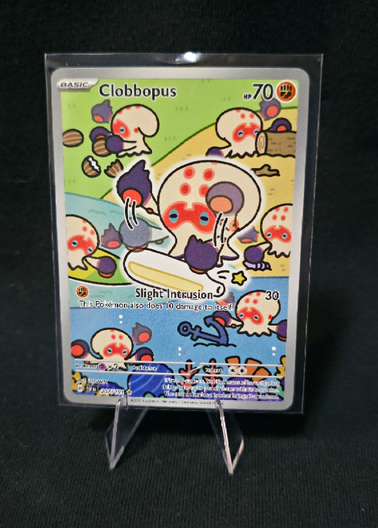 Nintendo Clobbopus 207/191 Sv08: Surging Sparks Holo IR Eng Pokemon TCG