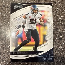 2025 Panini Absolute Football Will Anderson Jr. #24 Houston Texans NFL Base Set