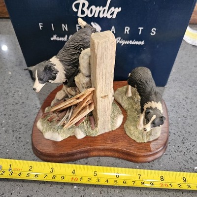 Border Fine Arts JH58 Sweep & JH59 Bob handgefertigte Figuren von J A Butler verpackt