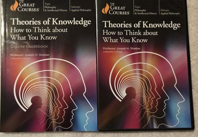 Great Courses Theories of Knowledge: How to Think about What You Know Book + DVD