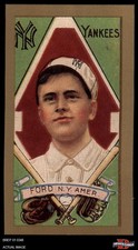 1911 T205 Reprint #69 Russ Ford White Cap Yankees VARIATION 8 - NM/MT