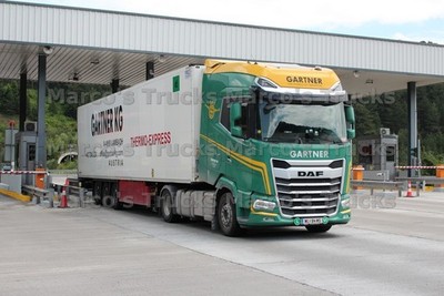 LKW Foto DAF XG Kühlsattelauflieger Österreich grün GARTNER | VIP #m1jb