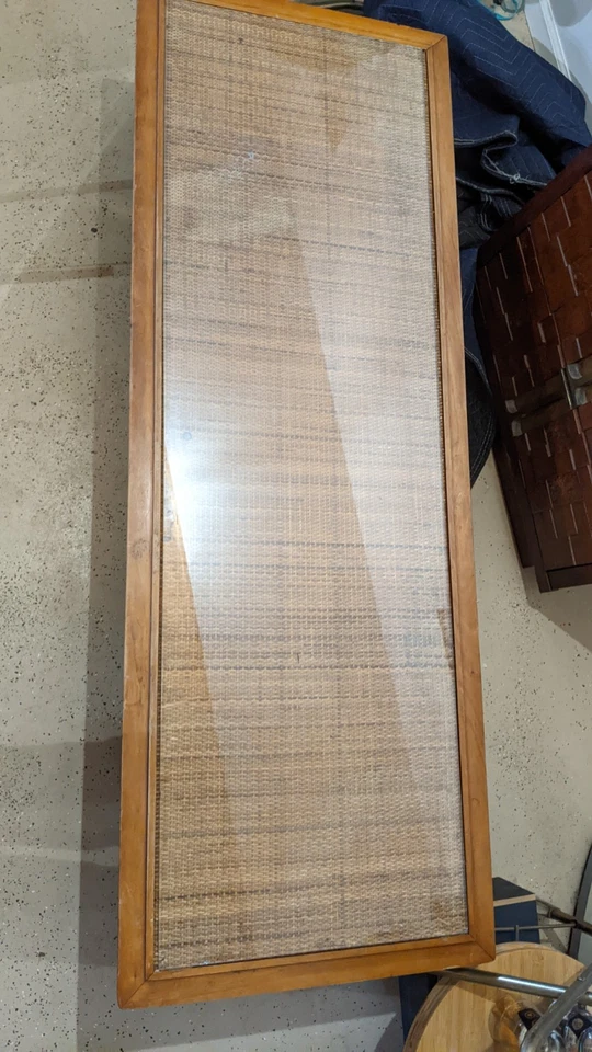 Mesa de centro DREXEL Kipp Stewart Suncoast de latón MCM AÑOS 50 60 ORIGINAL Foto 3 de 4