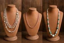 Lot De Trois Colliers Vintage 1960 À Renfiler