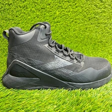 Reebok Nano X1 Adventure Mens Size 8W Black Outdoor Composite Toe Work Boots