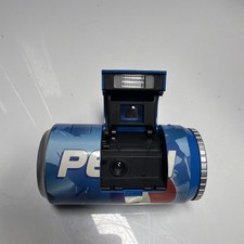 Vintage PEPSI CAN 1998 COMPACT CAMERA BODY CAMERA PHOTO TIN ROLL