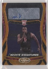 2020 Certified Rookie Signatures Orange Etch 19/50 Marlon Davidson Auto 0v0