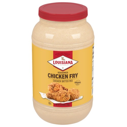 Louisiana Seasoned Chicken Fry Batter 1 Gallon - Crispy Southern Coating Mix ...