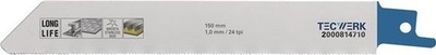 Tecwerk Säbelsägeblatt L.300mm B.19mm TPI 10/14 2,5/1,8mm 5 St./Karte TW