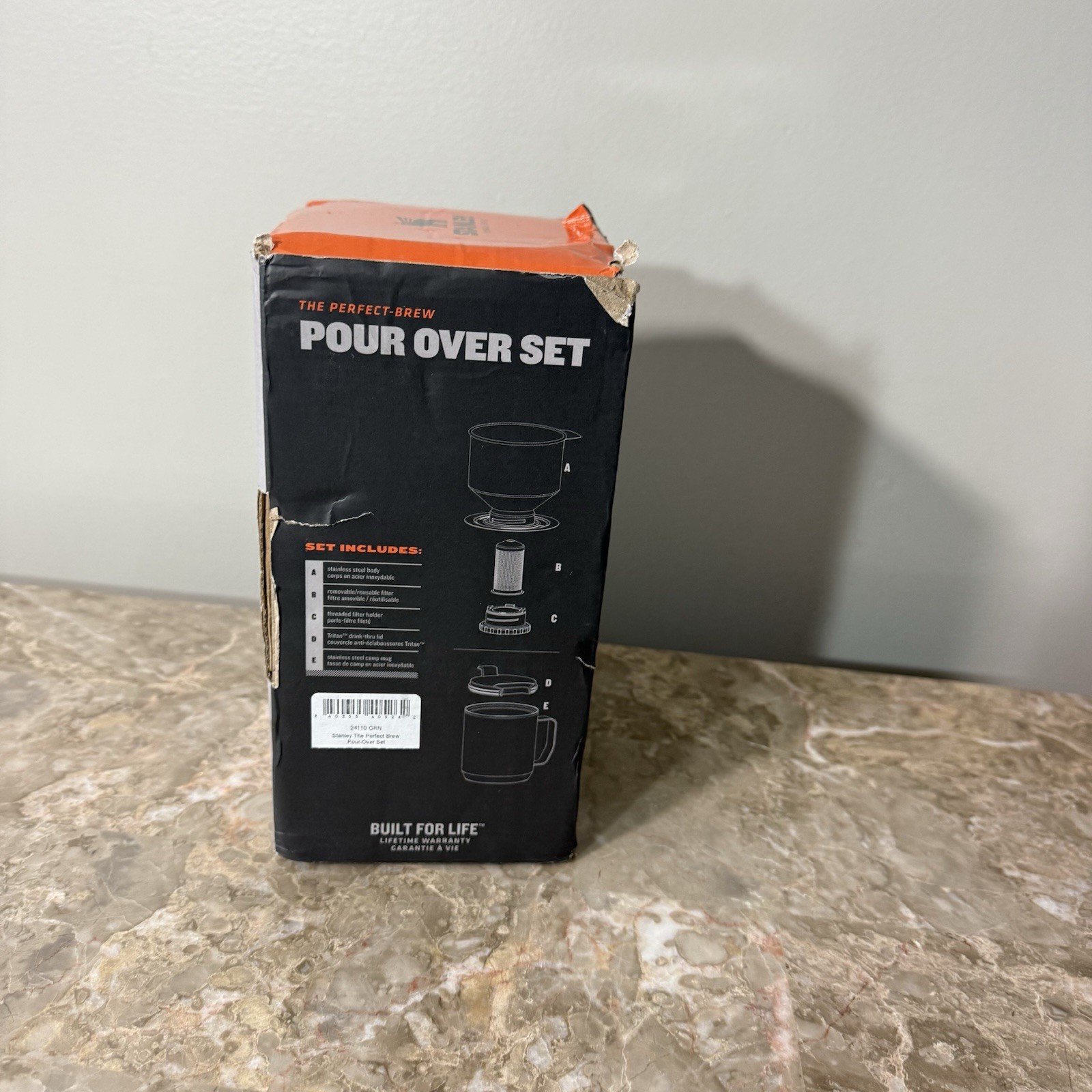 STANLEY CLASSIC PERFECT-BREW POUR OVER COFFEE SET Green NEW OPEN BOX