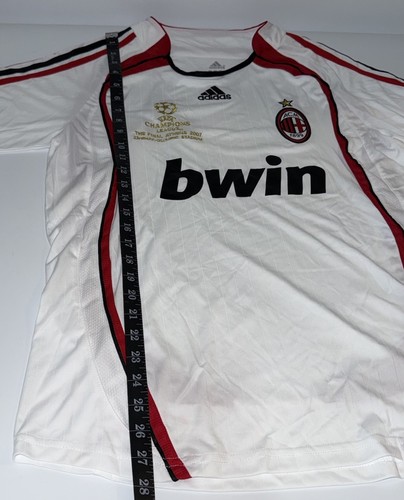 Maglia calcio Adidas AC Milan Champions League 2006 2007 Medium M SS B - Foto 6 di 7