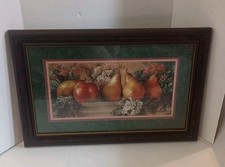 Cuadro de pared interior hogar granizos fruta 15,5"X 23,5"
