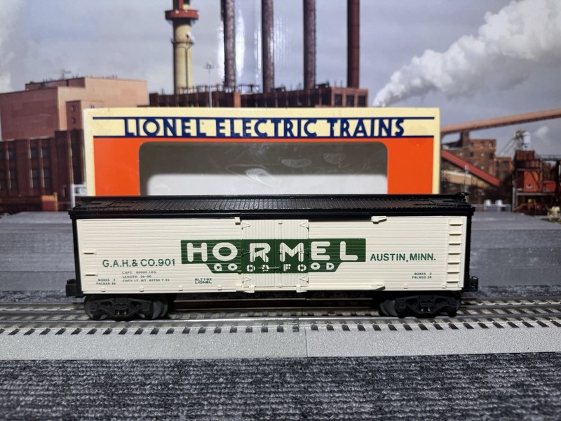 Lionel 6-19532 - Hormel Billboard Reefer #901 - 1992 - NIB