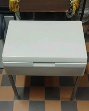 CARRARA e MATTA mod. ELBA Sgabello Contenitore bagno Vintage Anni 70 Beige 