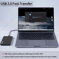 2TB Portable External Hard Drive USB 3.0 HDD Shockproof OTG Phone PC Storage