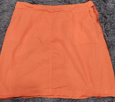 Izod Lacoste Vintage 1980s Medium Peach Straight Skirt Ladies