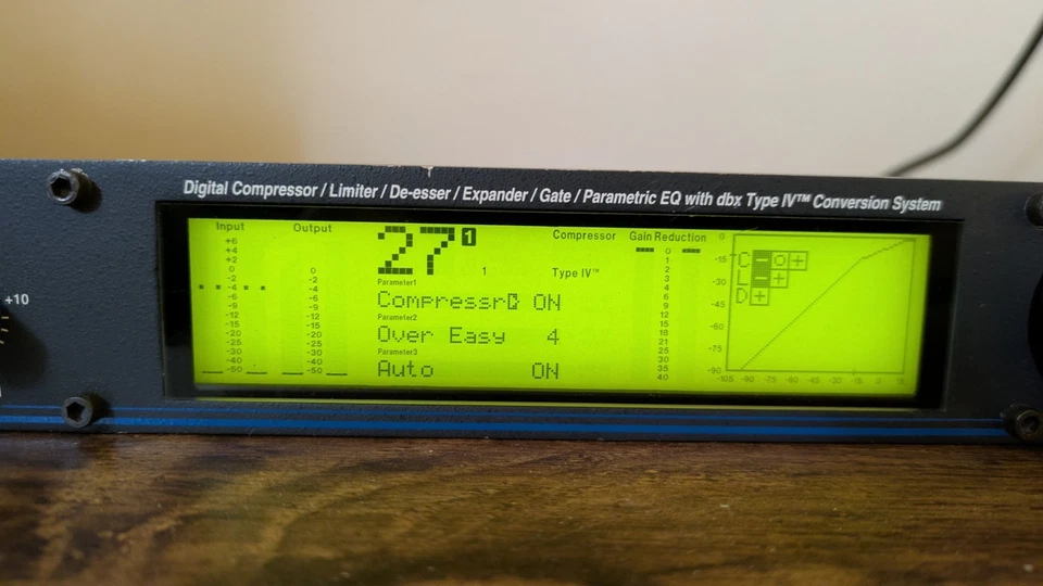 DBX DDP -Digital Dynamics Processor- Compressor/Limiter/Gate/Eq/Expander - 120v - Image 3 of 4