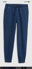 Gap Brushed Denim Jogger-Dark Indigo-Size M-NWOT