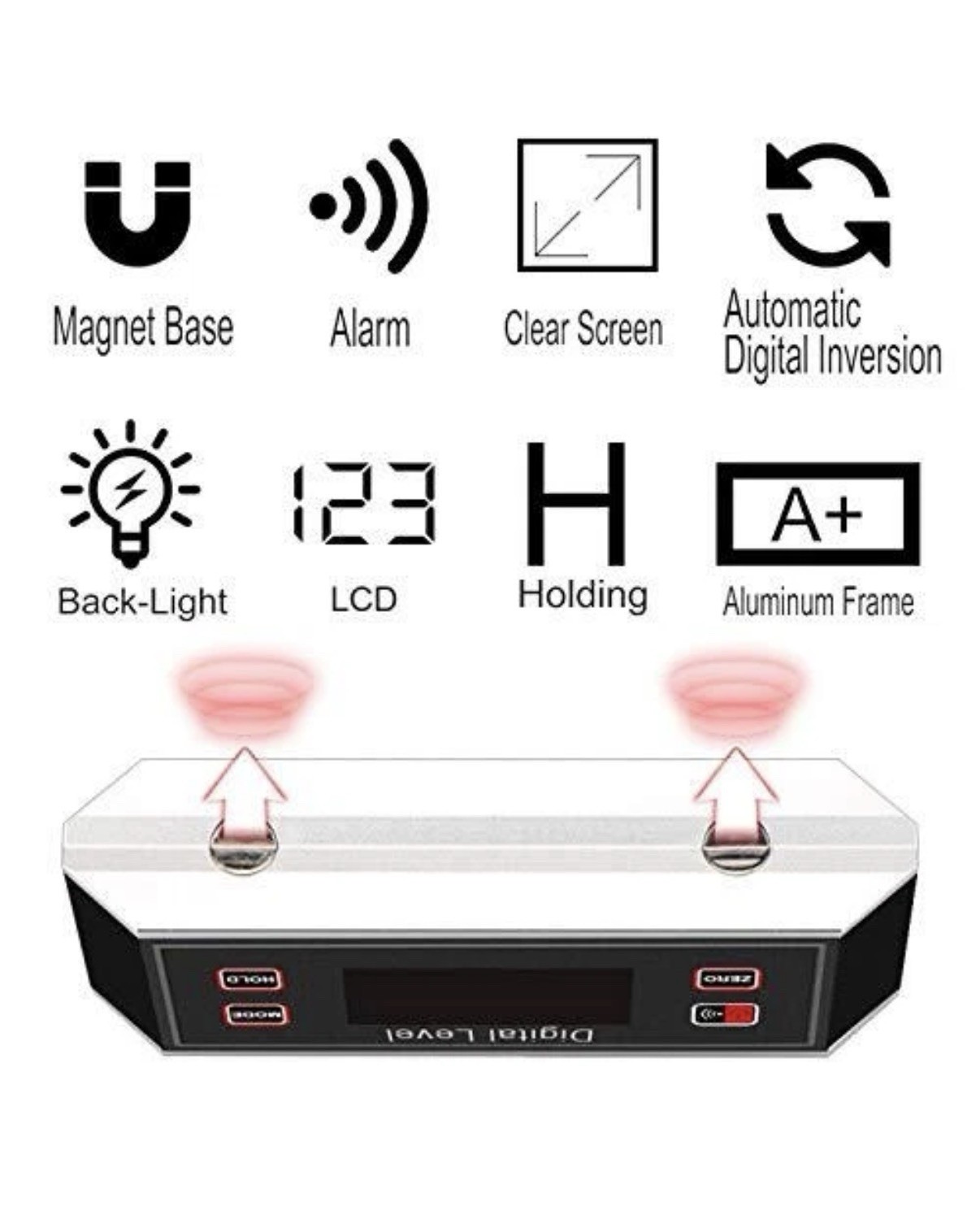 4.7 Inch Digital Level / Protractor Inclinometer Angle Finder NEW