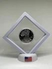 2026 American Eagle silver Pl proof coin in a display case 🇺🇸✨