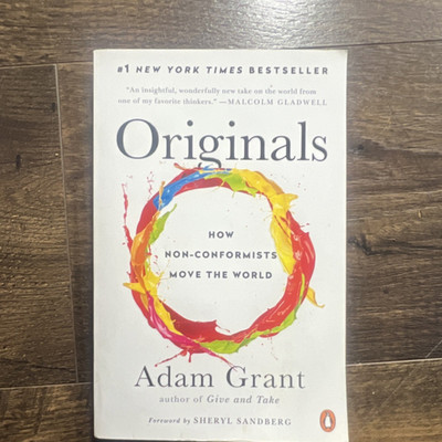 Adam Grant Originals How Non-Conformists Move the World Paperback Penguin