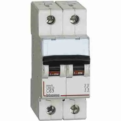 Protezione Impianto: Magnetotermico BTicino 63A 2P FA82C63 BTDIN45