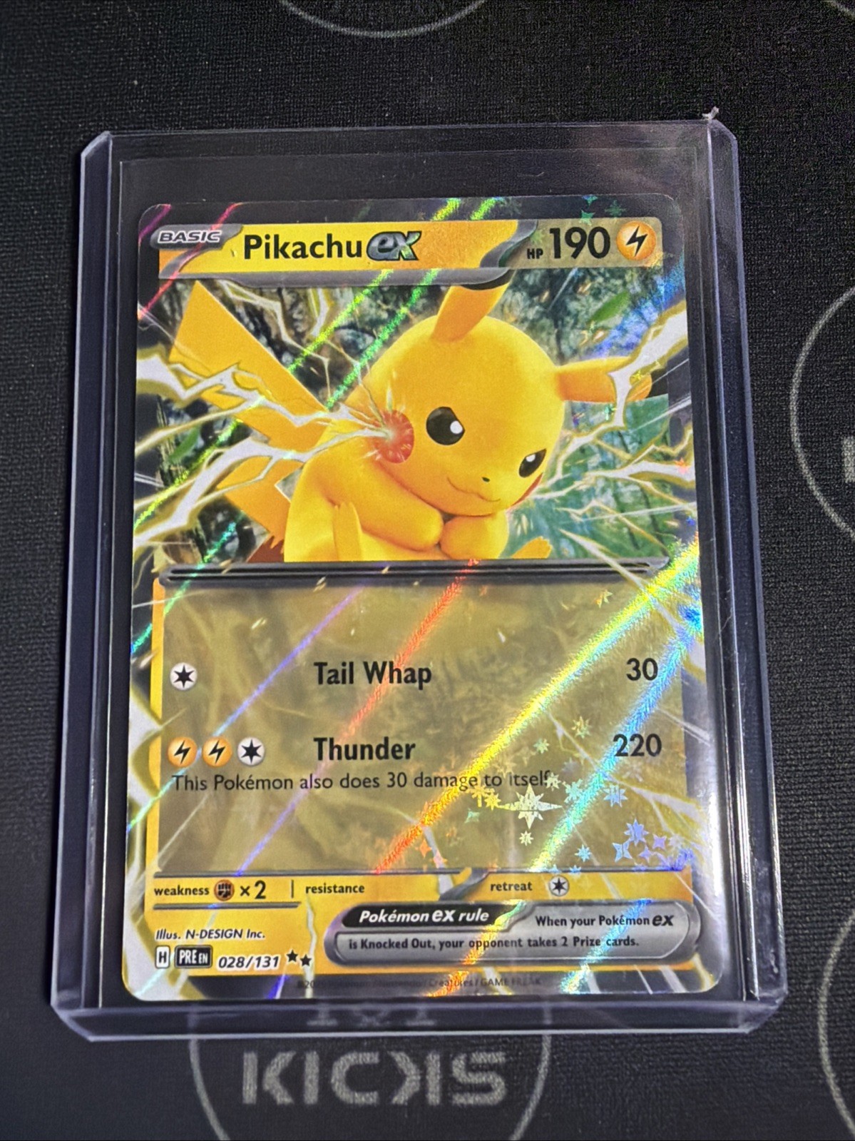 Pikachu ex Double Rare SV: Prismatic Evolutions 028/131 NM