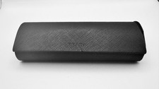 Prada Black Saffiano Leather Hard Sunglasses Eyeglasses Case Magnetic
