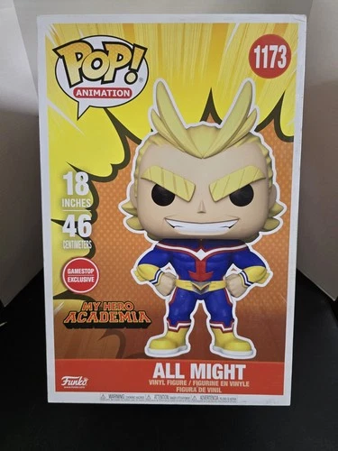 Funko Pop! Vinyl Mega 18": My Hero Academia - All Might #1173 GameStop NIB