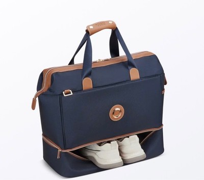 Delsey Paris 1946 Weekend Bag Carry-On Size Limited Edition Navy Blue NWT