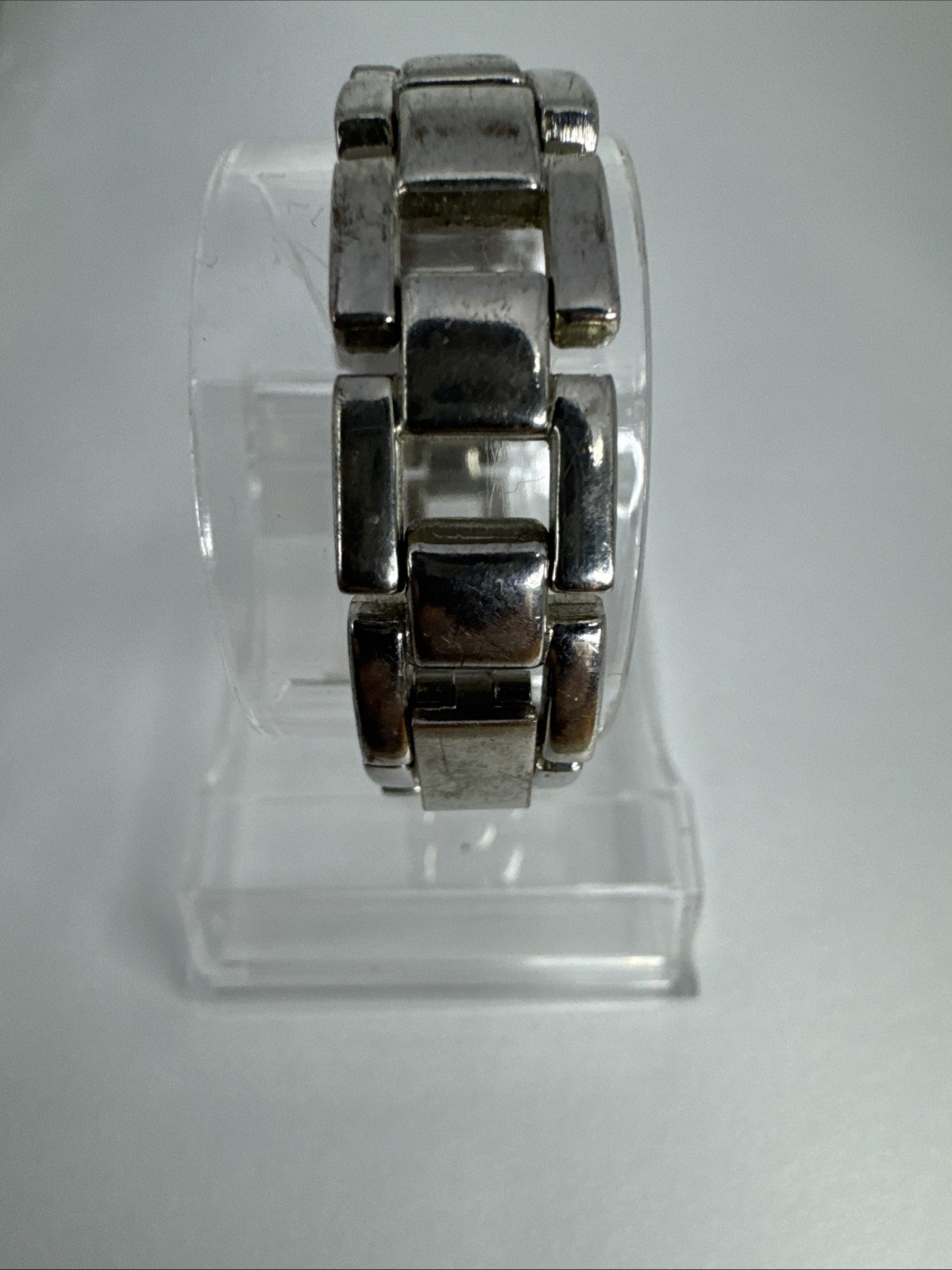 Vintage Quartz Wristwatch Rectangular Case Black … - image 11