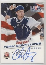 2015 Panini USA Baseball 24/399 Chris Okey #CO Auto 0r4