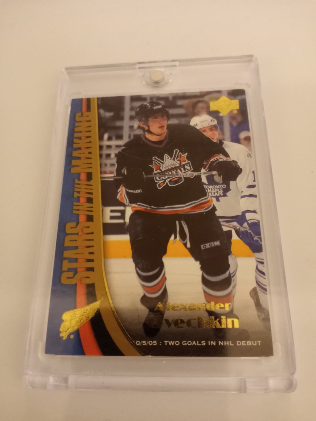 ALEX OVECHKIN ROOKIE CARD 2005-06 Upper Deck Stars in the Making CAPITALS🔥🔥🔥!