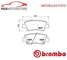 SATZ BREMSBELÄGE BREMSKLÖTZE HINTEN BREMBO P 30 067X P FÜR HYUNDAI I30,I20 II