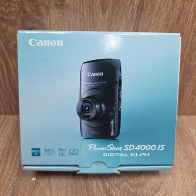 Canon PowerShot SD4000 IS Digital Elph 10.0 Mega Pixels 16GB Sd Charger Case