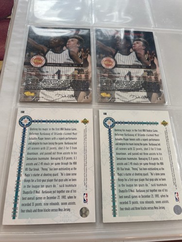 🏀🏀Penny Hardaway RC Konvolut (4). Sockel, Gold, Electric Court. - Bild 2 von 2