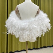 Women's Feather Fashionable and Elegant Cloak Shawl Top 20  130cm, Suitable