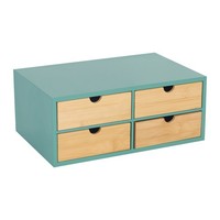 Schreibtisch Organizer BüRo Organizer BüRoablage BüRoablage Bambus 4 Schubladen
